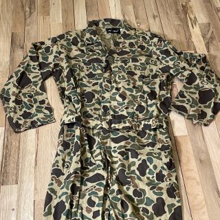 Vintage Redhead Hunting Clothing Duck Camo Hunter Camouflage Coveralls X Large