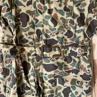 Vintage Redhead Hunting Clothing Duck Camo Hunter Camouflage Coveralls X Large 3