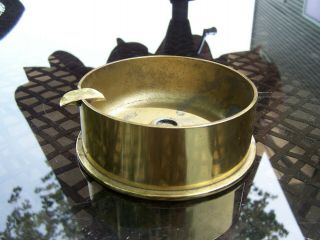 Vintage Wwii 105 Mm M14 Type 1 Howitzer Shell Casing Trench Art Brass Ash Tray