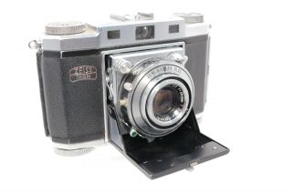 Vintage Zeiss Ikon Contina Folding 35mm Film Camera Rangefinder W/ 45mm 2.  8 Lens