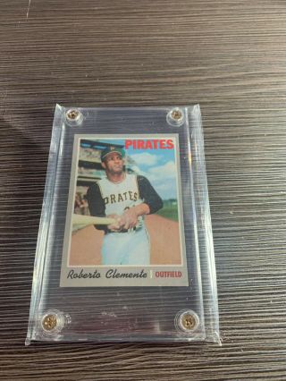 Vintage 1970 Topps Baseball Card Set Break Card Roberto Clemente 350 Ex,