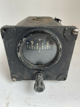 Vintage Sperry Directional Gyro Indicator An 5735 - 1 Aircraft Equipment Aviation