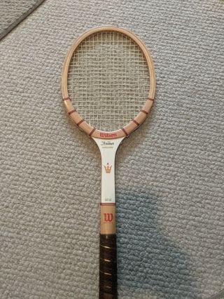 Vintage Jack Kramer Autograph Wood Tennis Racquet - 4 1/2 - -
