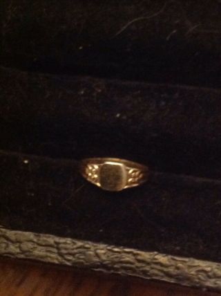 Vintage 10k Yellow Gold Baby 