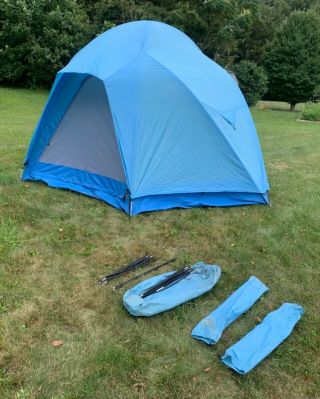 Vintage Ll Bean 6 Person Geodesic Dome Tent W/rain Fly - Model 5841 L@@k