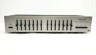 Realistic 7 - Band Stereo Frequency Equalizer Vintage Graphic Eq Model 31 - 1989