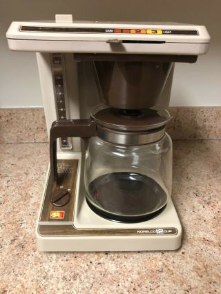 Vintage Norelco Dial - A - Brew Ii 12 Cup Drip Coffee Maker