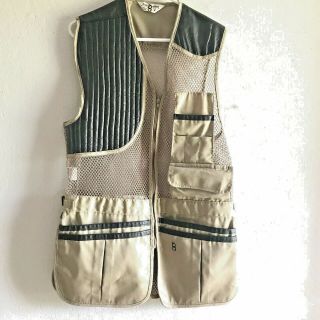 Vintage Bob Allen Mesh Shooting Vest Pockets Padded Usa Utility Mens Sz Medium M