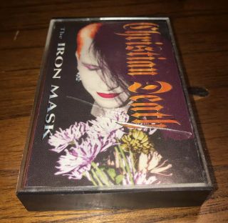 Rare Vintage 1992 Christian Death The Iron Mask Cassette Tape Gothic Death Rock