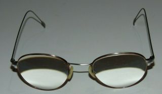 Vintage 80 ' s Neostyle College 10A 028 Brown/Pewt Germany Eyeglasses 47/18/140 2