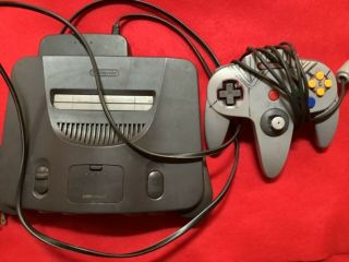 Vintage Nintendo 64 Video Game Console 1 Controller No Av Cord