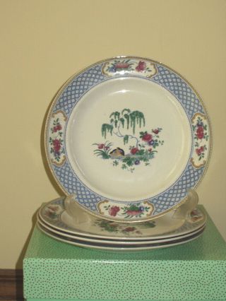 Four Vintage Booths England " Chester " Dinner Plates - 660099 - 10 "