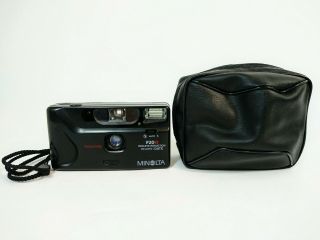 Vintage Minolta F20r 35mm Film Point And Shoot Camera - Film