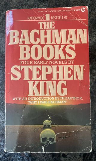 The Bachman Books By Stephen King - First Signet Printing Vintage Paperback