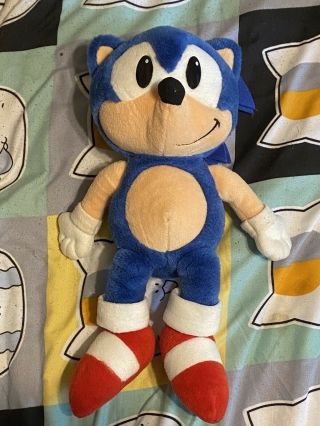 Vintage 1993 Caltoy Sonic The Hedgehog Sega 13” Plush Doll Rare