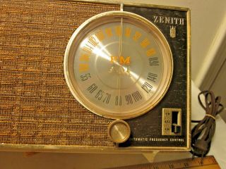 Vintage Zenith Fm - Am Table Tube Radio Models N723 & N724 1950 