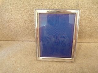 Sterling Silver Broadway And Co Birmingham Picture Frame 7 X 5.  5 Inches