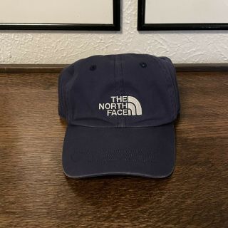 Vintage The North Face Navy Blue Adjustable Logo Cap Dad Hat One Size Fits All
