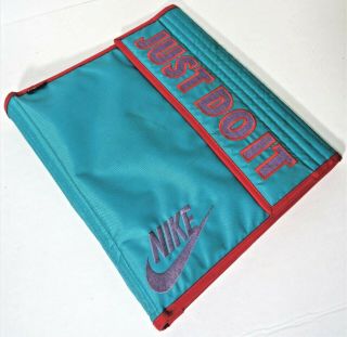 Nike Just Do It Mead 3 Ring Binder 1994 Vintage Rare Blue 90 