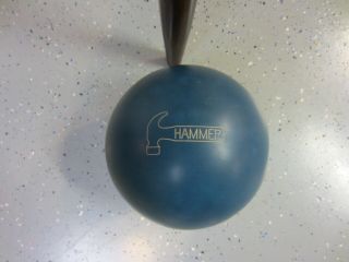 Vintage Faball Blue Hammer Bowling Ball 16lbs Fab Faball Hammer
