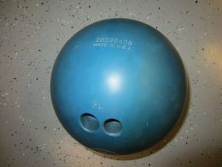 Vintage Faball Blue Hammer Bowling Ball 16lbs Fab Faball Hammer 3