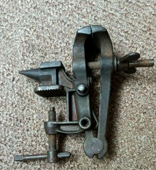 Vintage Vise And Anvil Small Old Hand Tools Jeweler 