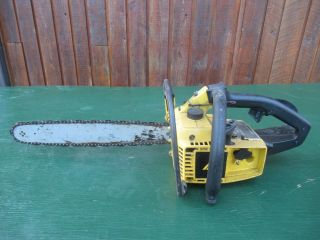 Vintage Mcculloch Pro Mac 510 Chainsaw Chain Saw With 16 " Bar