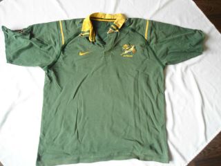 Vintage South Africa Springboks Nike Rugby Jersey Shirt Xl