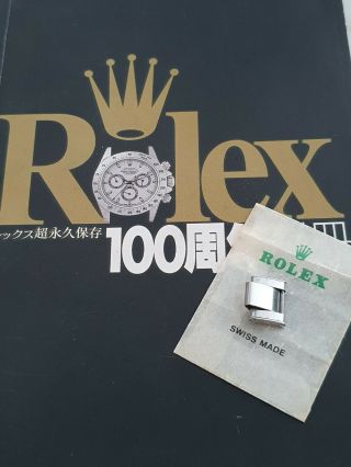 Vintage Rolex Stainless Steel Riveted Link For 19mm 7205/60 Watch Bracelet
