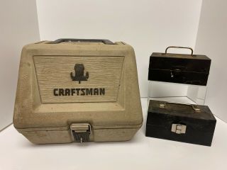 Vintage Sears Craftsman Commercial Router Model 315 - 17370 With Case & Bits