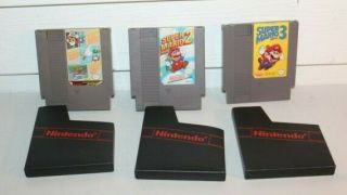 Vintage Nintendo Nes Games Mario Trilogy Mario 1 2 3