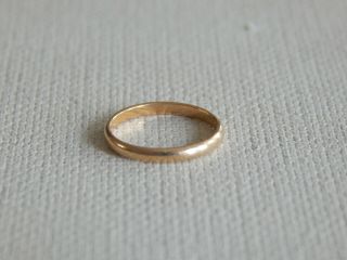 Vintage A&z 10k Yellow Gold Childs Baby Ring Sz 0 0.  5