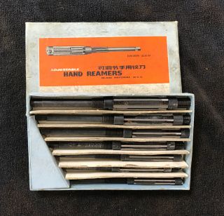 Vintage Box Of Adjustable Hand Reamers