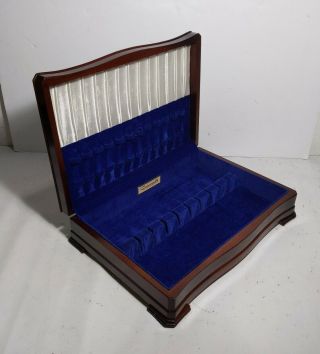 Vintage Oneida Community Silverware Flatware Storage Chest Wood Case/box