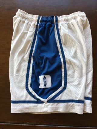 Duke University Blue Devils Basketball Shorts Uniform Trunks Large Vintage Sewn
