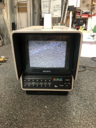 Vintage Sony Portable Tv Kv - 5200