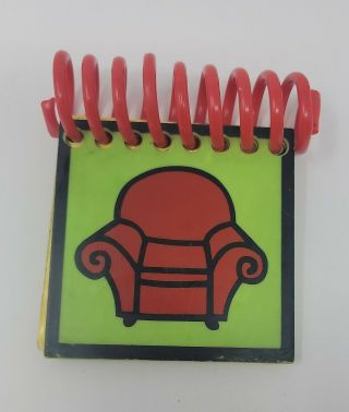 1998 Blues Clues Handy Dandy Notebook Steve Authentic Thinking Chair Vintage