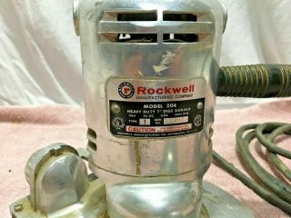 Vintage Rockwell Model 204 Heavy Duty 7 