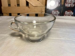 Vintage Clear Glass Fruit Jar Filler Canning Funnel With Loop Handle