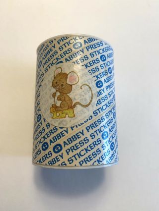 Vintage 80s Stickers (90) Sticker Roll Abbey Press Koala Bunny & Other Animals