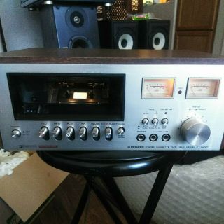 Vintage Pioneer Ct - F2121 Stereo Cassette Tape Deck