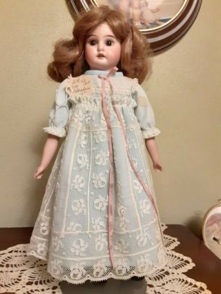 Armand Marseille Antique 13 " Bisque Head Doll 6/0 Dep 3200 Germany Compo Body