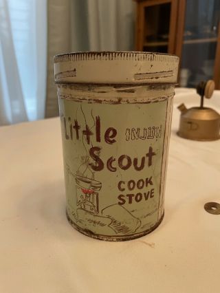 Vintage Little Injun Scout Camp Cook Stove Made In Japan