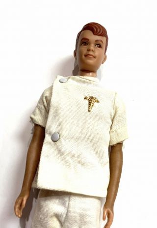 Vintage (1960’s) Alan Doll By Mattel - Ken And Barbie’s Friend - Medical Outfit