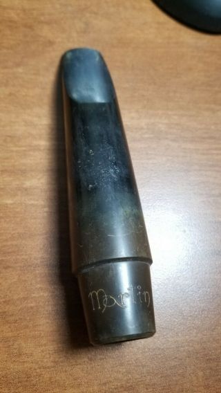 Vintage Martin Baritone Saxophone Mouthpiece With A Small Crack