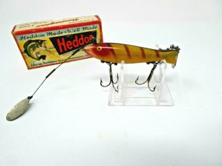 Vtg.  Heddon Dowagiac Spook 9100l Fishing Lure In The Box.