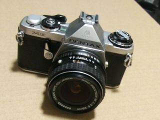Exc A,  Vintage Asahi Pentax Me 35mm Slr Camera Smc M F/1:3.  5 28mm Lens