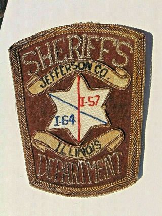 Obsolete Vintage Jefferson County Illinois Sheriff 