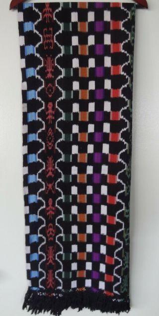 Vintage Hand Woven Guatemalan Rebozo/shawl Never Worn