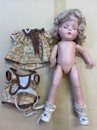 Vintage Composition Doll Marked Petite 13 " Carol Ann Beery Doll